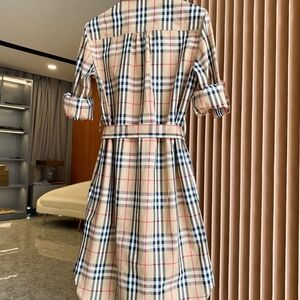 Burberry Plaid Shirt Dress